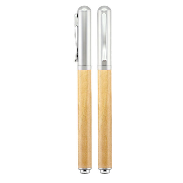 Boligrafo Roller Bamboo y Metal - Imagen 2