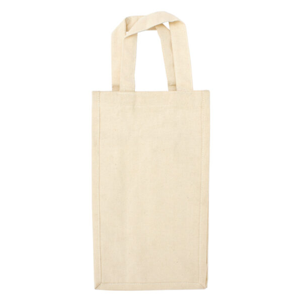 Bolsa 2 Botellas Vino 100% Algodón - Imagen 2