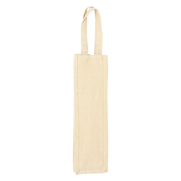Bolsa Botella Vino 100% Algodón Canvas - Imagen 2
