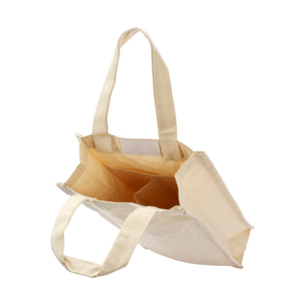 Bolsa 2 Botellas de Vino 100% Algodón - Imagen 3
