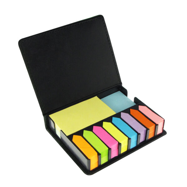 Set de Notas Adhesivas de PU Negro - Imagen 3