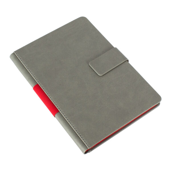 Cuaderno Gris cierre imantado - Imagen 4