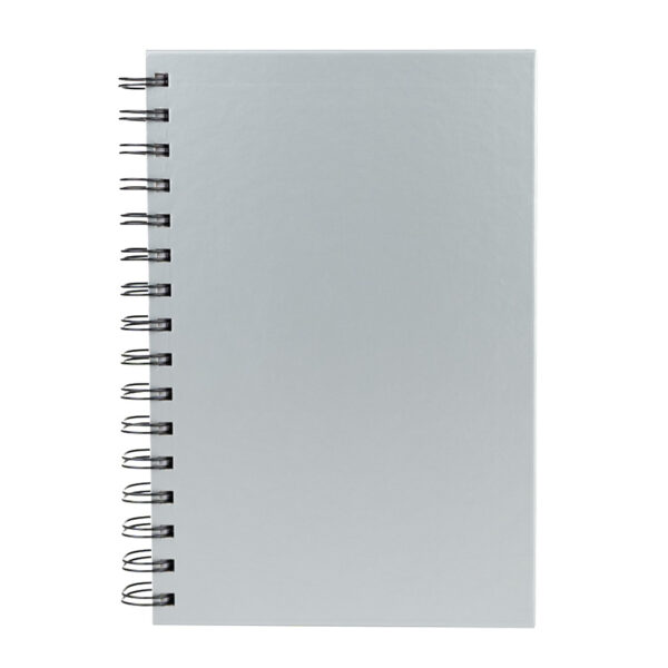 Cuaderno matemáticas tapa dura plateada. - Imagen 2