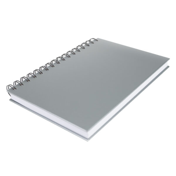 Cuaderno matemáticas tapa dura plateada. - Imagen 3